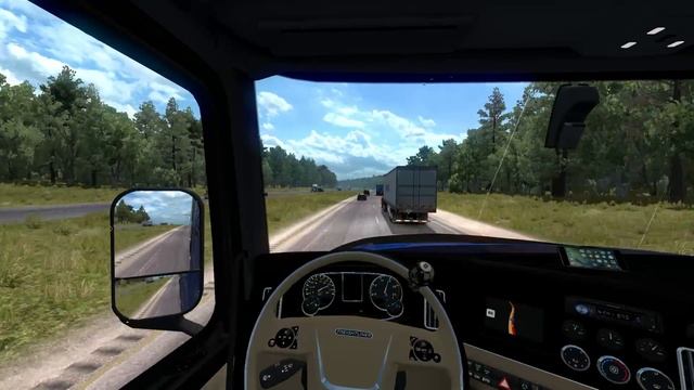 American Truck Simulator 2018 Freightliner Cascadia (Fort Worth TX to Jackson MI) смотреть онлайн