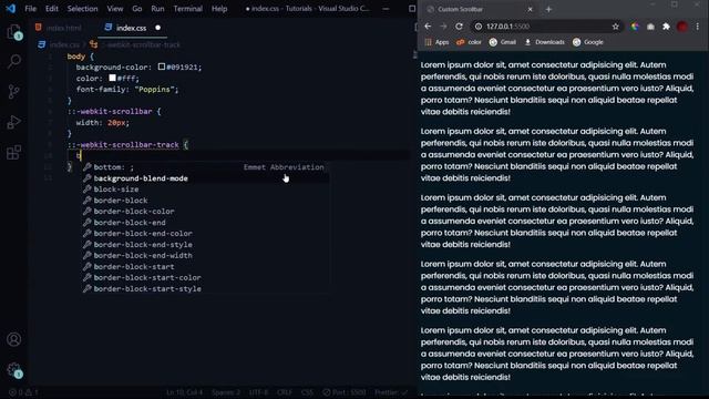 Designing a Custom Scrollbar using CSS for all Browsers. Complete tutorial | Code Grind смотреть онлайн
