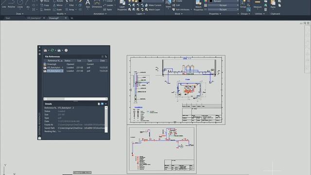 AutoCAD PDF IMPORT & PDF XREF (External References) смотреть онлайн