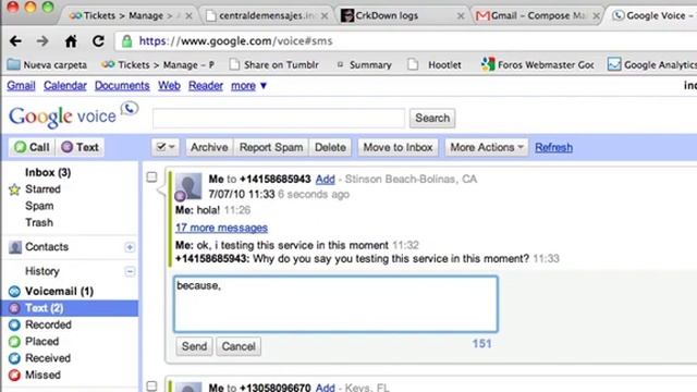 Probando Twilio desde Google Voice смотреть онлайн