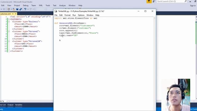 How to create and write XML file in Python... смотреть онлайн