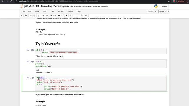 03 - Executing Python Syntax смотреть онлайн