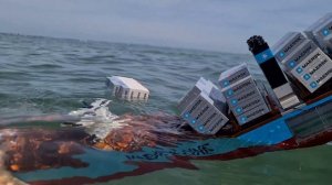 LEGO CONTAINER SHIP SINKING !!!