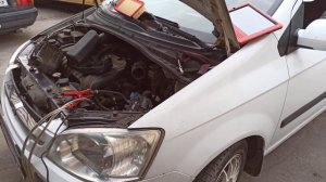 Hyundai getz  АКПП пинается, назад не едет.