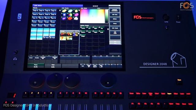 FOS Designer 2048 | DMX Lighting Desk Introduction