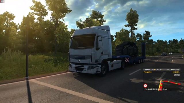 ETS 2 1.35 - Renault Premium - Trip: Riga - Vilnius смотреть онлайн