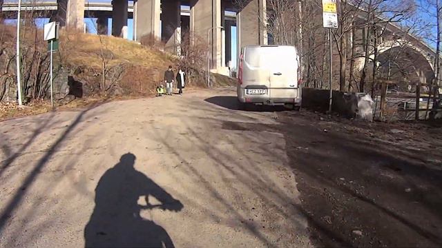 Велопрогулки в Стокгольме. Brommaplan-Alvik. смотреть онлайн