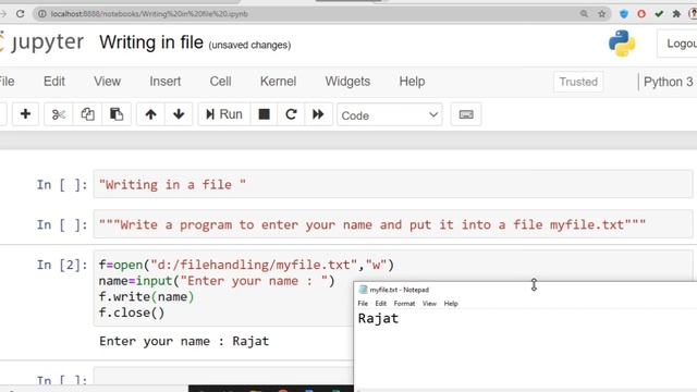 Opening l Reading l Writing in a text file l CBSE l Class 12 l Computer Science l Python смотреть онлайн