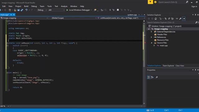 opencv c++ - Lecture 1: image cropping смотреть онлайн