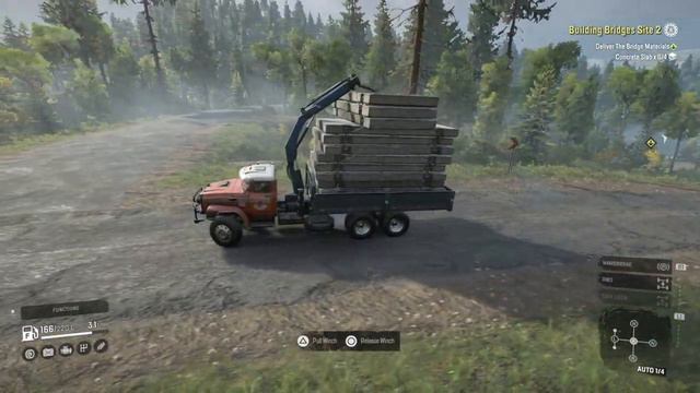 SnowRunner Vanilla Step 310E x4 concrete slabs смотреть онлайн