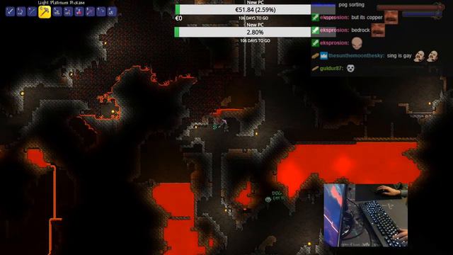 CArn_ & SingSing Terraria Ep4 Blind MasterMode MediumCore (with Chat)