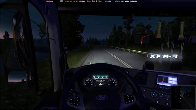 Euro Truck Simulator 2 | Jönköping - Karlskrona | Ford Trucks F-MAX | смотреть онлайн