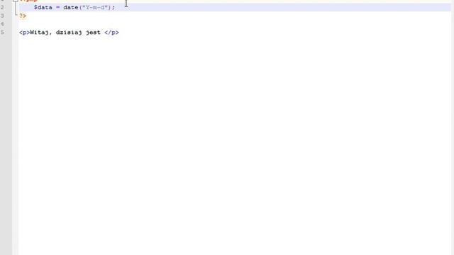PHP: zamieszczamy aktualną datę na stronie смотреть онлайн