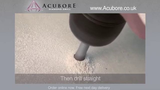 Acubore Dry Diamond Drill Bit (Waterless) смотреть онлайн