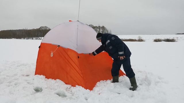 Рыбалка на Подмосковном пруду! Глухозимье такое глухозимье.. смотреть онлайн