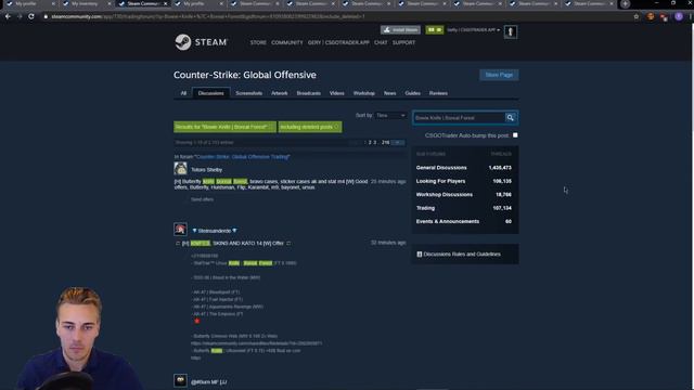 HOW/WHERE to FIND PEOPLE TO TRADE your CS:GO SKINS with? #2 - Steam смотреть онлайн