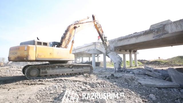 Демонтаж автодорожного моста (г. Ростов-на-Дону) смотреть онлайн