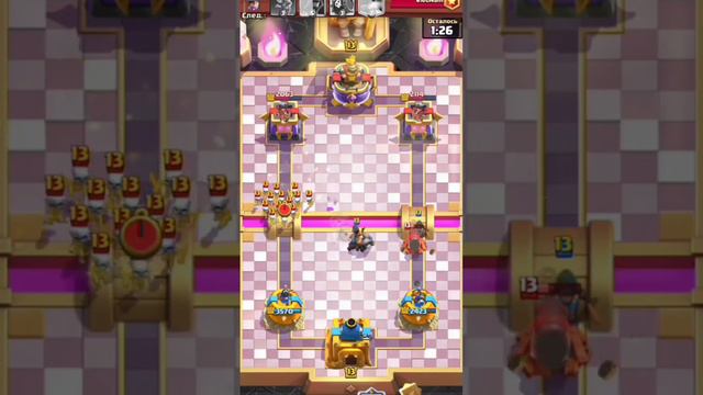 Всадница испугалась скелетов😂😂 Взято из ТГ https://t.me/RoyalGrib #clashroyale #игры #clashofclans смотреть онлайн