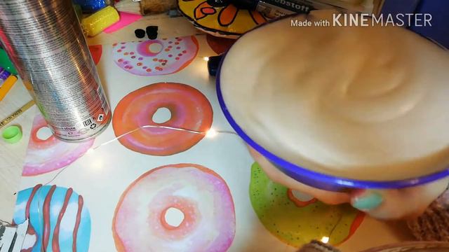 Огромный флаффи слайм! DIY флаффи слайм из 5 клеев!!! Sofi Lay смотреть онлайн