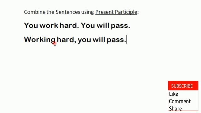 Combine the sentences using Present Participle in telugu I 10th Class English Grammar смотреть онлайн
