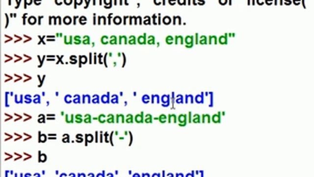 Python split function смотреть онлайн