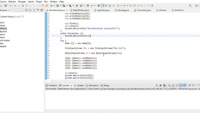 Object Serialization in Java смотреть онлайн