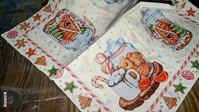 DIY / Переделка цветочной корзины Банка на Крещение Декупаж / Flower Basket Decoration Decoupage