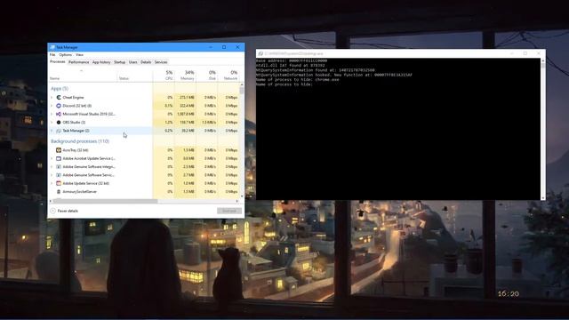Hiding process/programs from Windows Task Manager смотреть онлайн