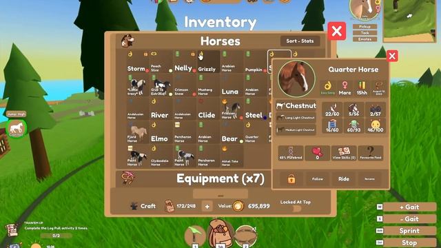 Checking out the new HEIGHT STAT update! | Wild Horse Islands смотреть онлайн