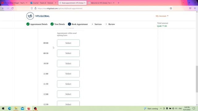 How to Book the appointment for netherlands in VFS Global 2022/ كيفية حجز موعد تأشيرة هولندا في قط смотреть онлайн