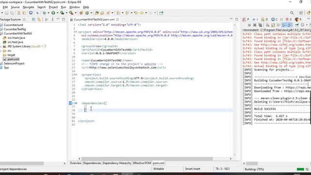 Selenium Cucumber Framework Setup with TestNG using Maven Project Part 1 смотреть онлайн
