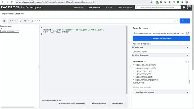Graph API do Facebook смотреть онлайн
