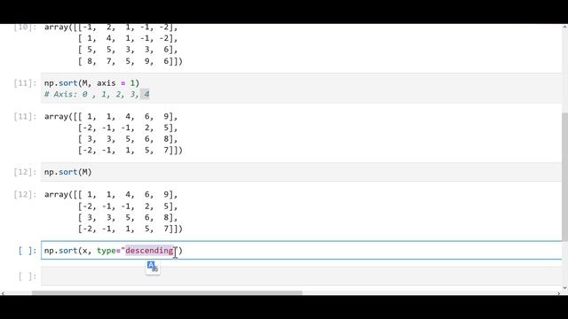Numpy #21 || Sorting in Numpy: np.sort, np.argsort بالعربي смотреть онлайн