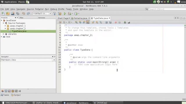 Java Tutorial Indonesia #2 type data смотреть онлайн