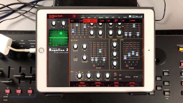 Magellan 2 - Pro Analog Modeling Synth - iPad Live Demo смотреть онлайн