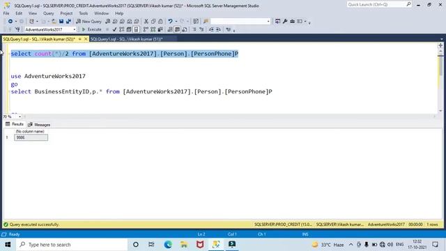 How to fetch 50% records from a table SQL? смотреть онлайн