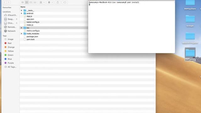 how to install pod file in react native project смотреть онлайн