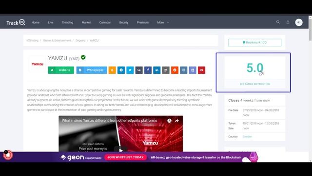 YAMZU - рейтинги проекта смотреть онлайн