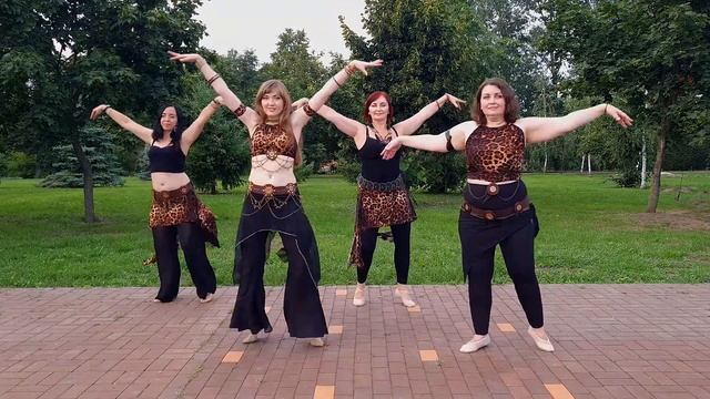 Tribal fuson combo "Ameli", dance studio "Roksolana", Sumy, трайбл фьюжн смотреть онлайн