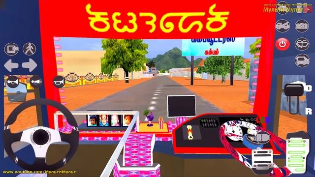 Indian Hill Coach Bus Driving Simulator - Offroad Mobile Bus Drive - Best Android GamePlay #2 смотреть онлайн