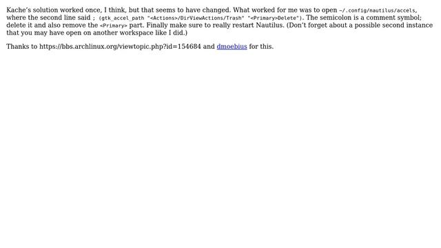 How to make "delete" key work in Gnome 3/Nautilus and make the change stick? (2 Solutions!!) смотреть онлайн