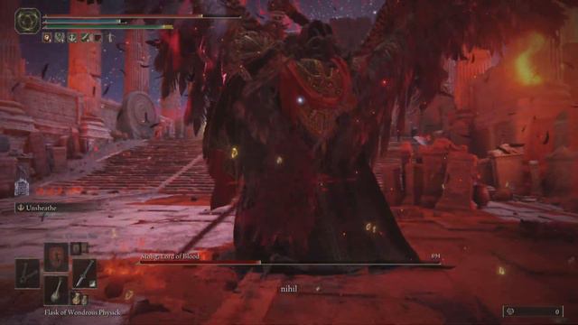 Elden Ring - Mohg, Lord of Blood Boss (No Hit, Nihil Damage Only) - Keen Nagakiba смотреть онлайн