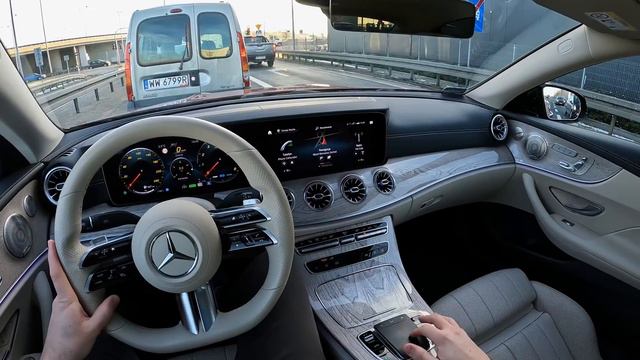2022 Mercedes E300 Coupe POV Test Drive | 4K