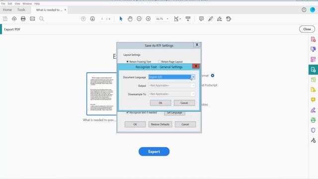 How to convert PDF to RTF using Adobe Acrobat Pro DC смотреть онлайн