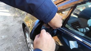 Как снять зеркало Toyota Avensis (Тойота Авенсис) 2009 модельного года