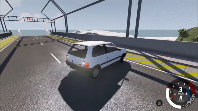 RAMP CHALLANGE  - ( FIAT UNO ) VS ( TOYOTA SUPRA ) | BeamNG.drive