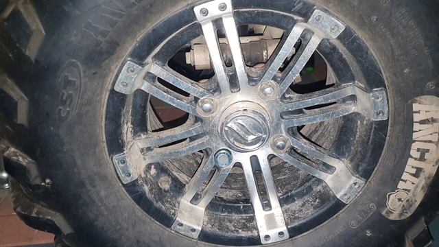 Секретные гайки на квадроцикл Cf moto. Часть 2 - доработка, установка. смотреть онлайн