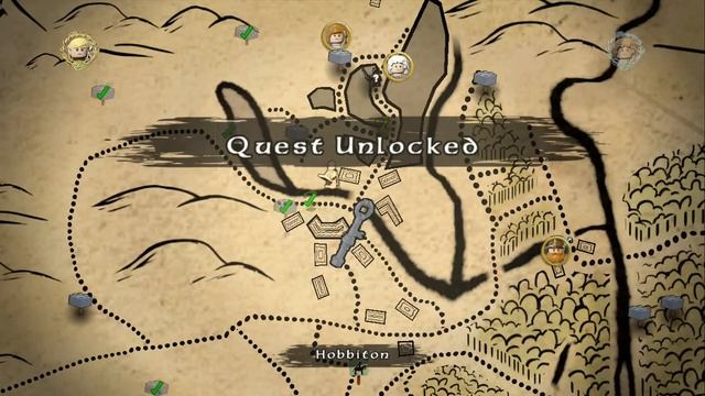 LEGO Lord of the Rings 100% Overworld Guide #6 - Hobbiton (All Collectibles) смотреть онлайн