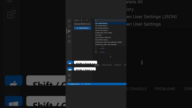 Rename Git Branches in VS Code like this! смотреть онлайн