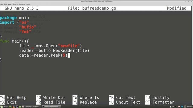 Go (golang) Tutorials - Buffered File I/O смотреть онлайн